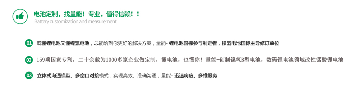 電池定制